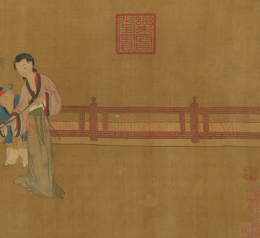 元宵节场景人物画卷_12