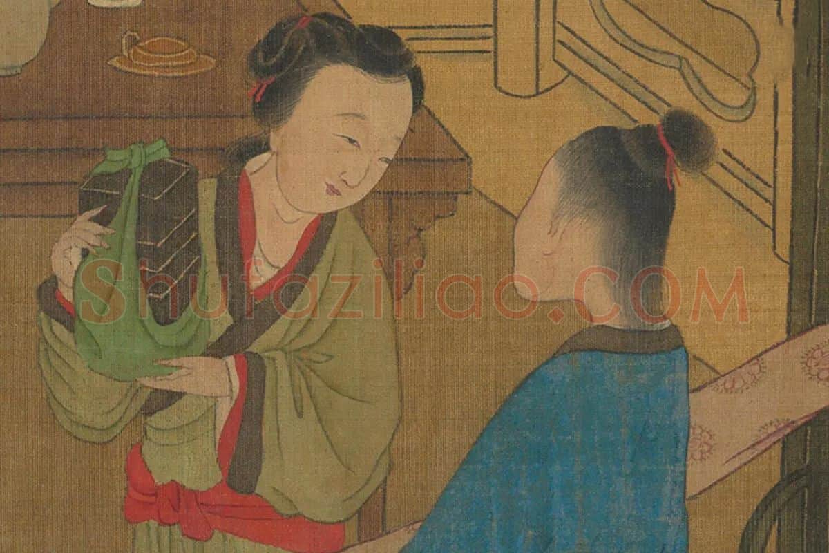 元宵时节人物画卷局部 (4)