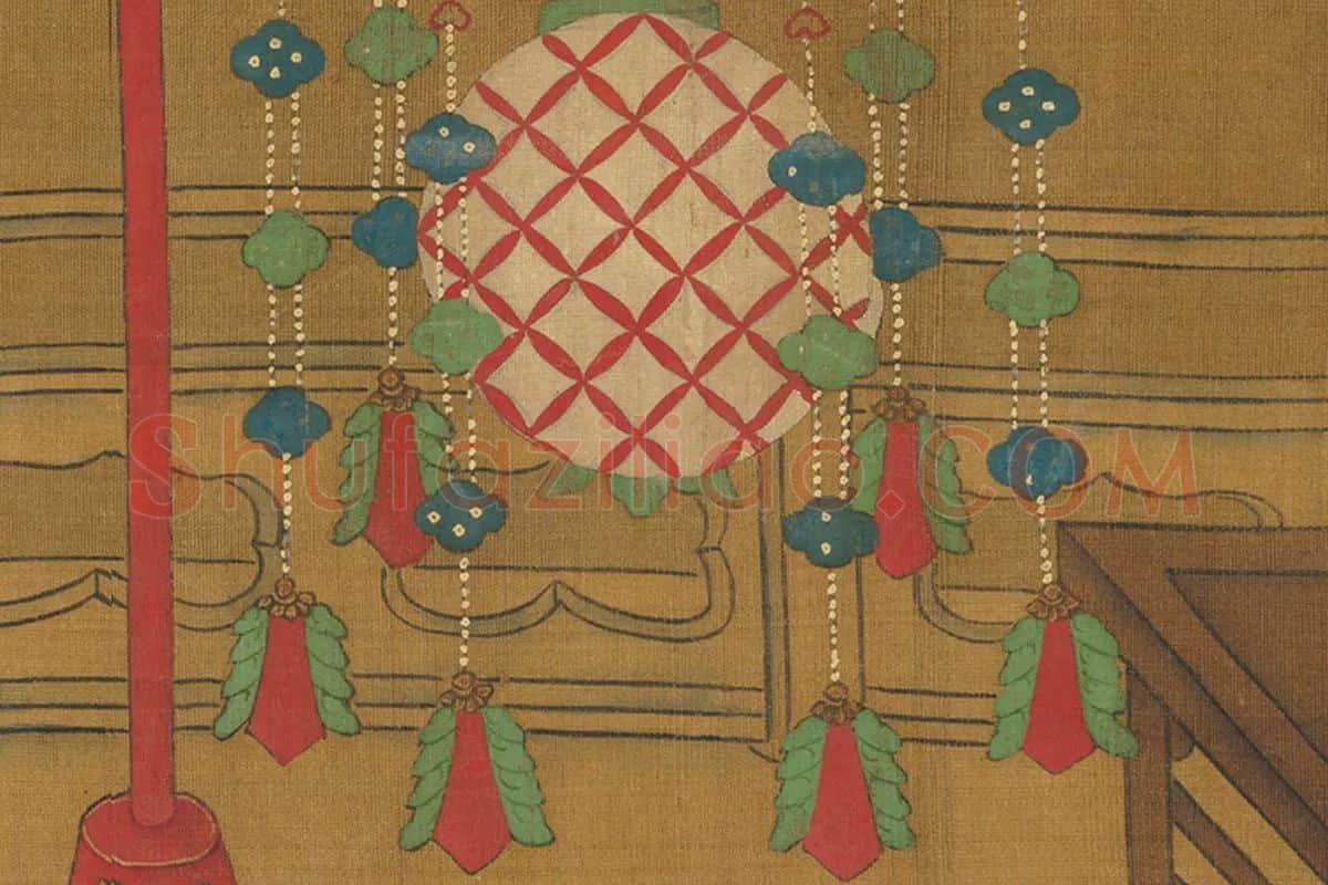 元宵时节人物画卷局部 (6)