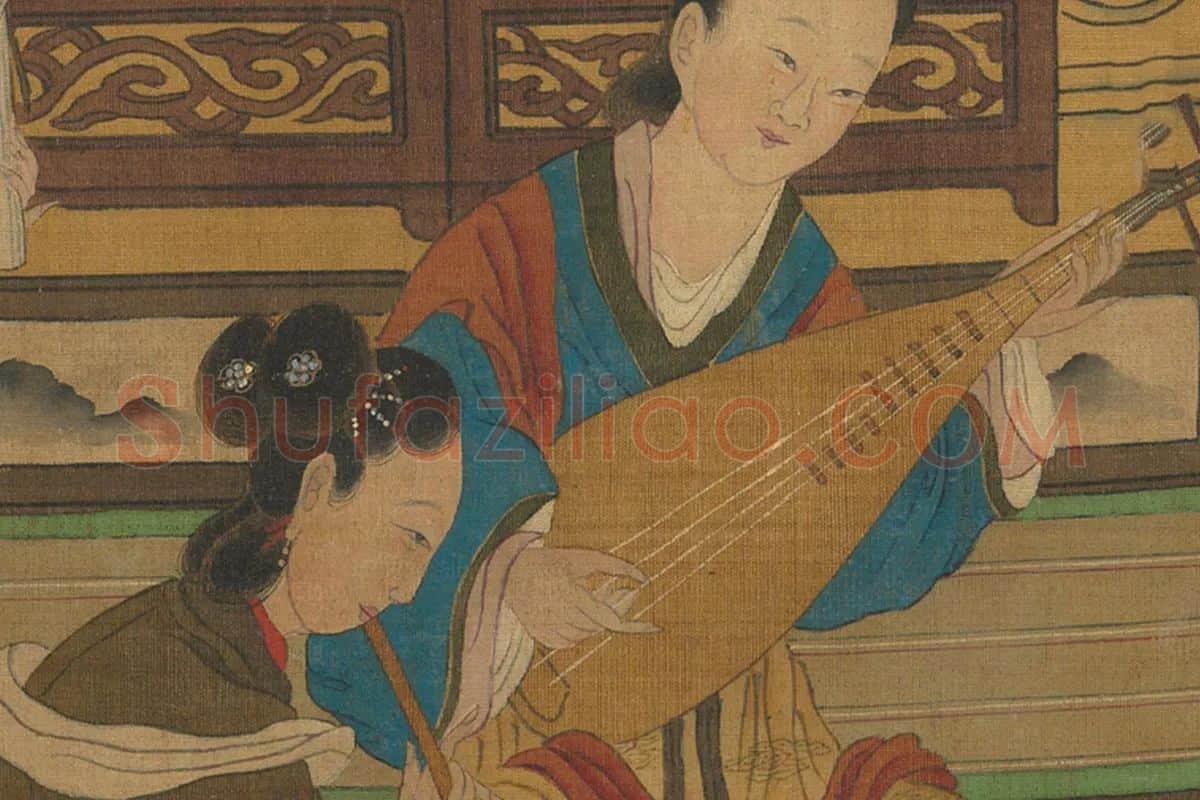 元宵时节人物画卷局部 (7)