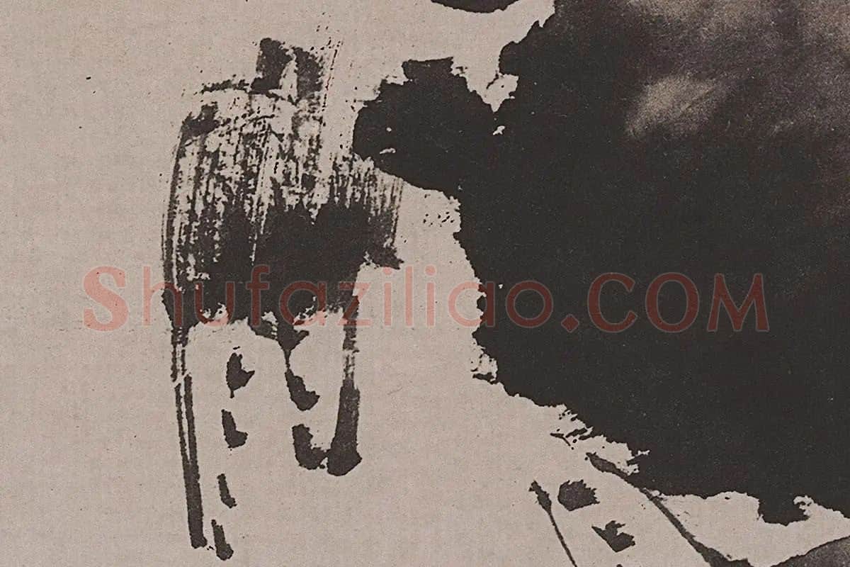 徐渭水墨写意《黄甲图》高清大图局部细节 (6)