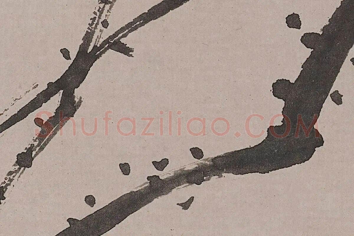 徐渭水墨写意《黄甲图》高清大图局部细节 (7)