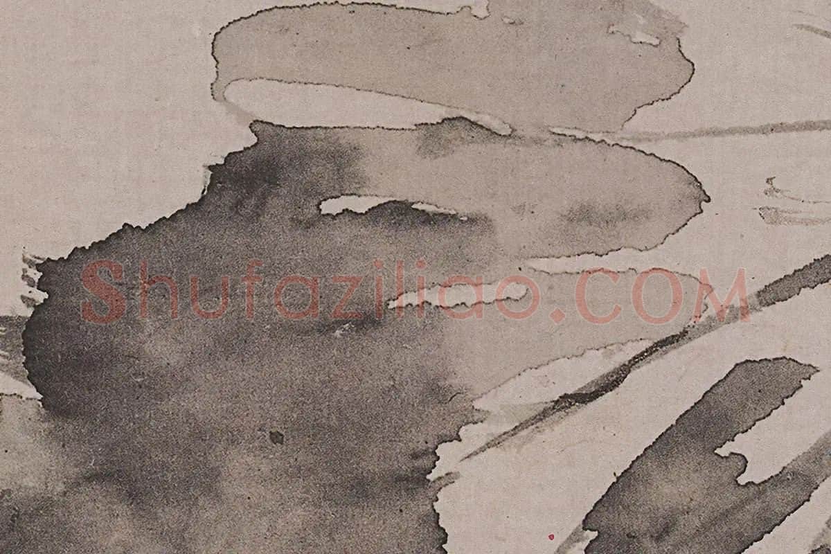 徐渭水墨写意《黄甲图》高清大图局部细节 (8)