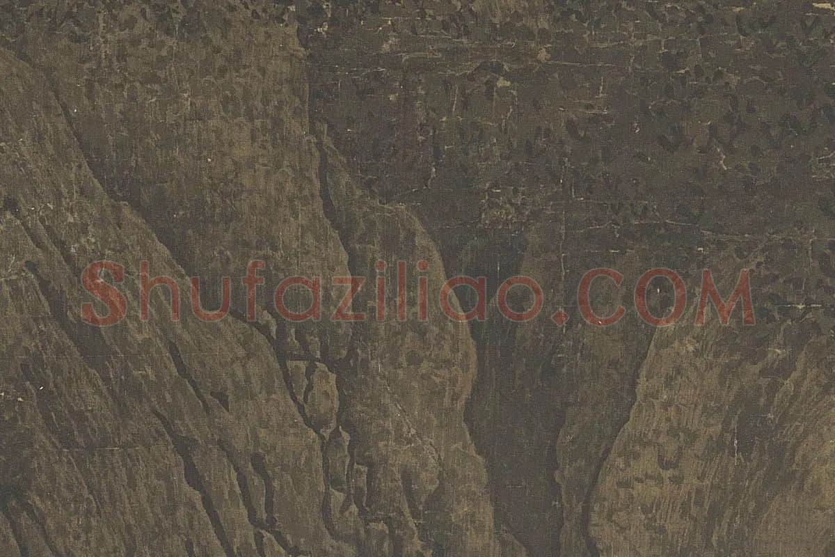 北宋山水画·范宽《溪山行旅图》高清大图局部细节 (14)