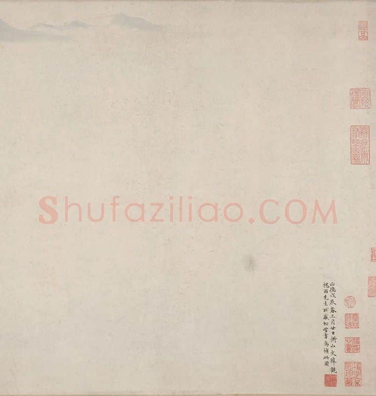 文徵明烟江叠嶂图卷_14
