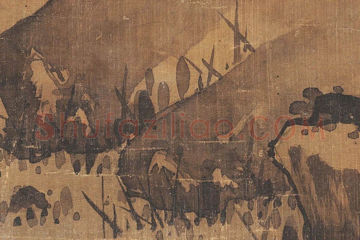 崔白《沙渚凫雏图》局部 (4)