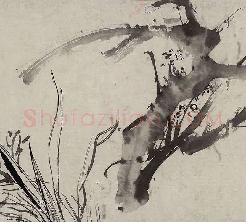 徐渭水墨花卉画《杂花图》_02