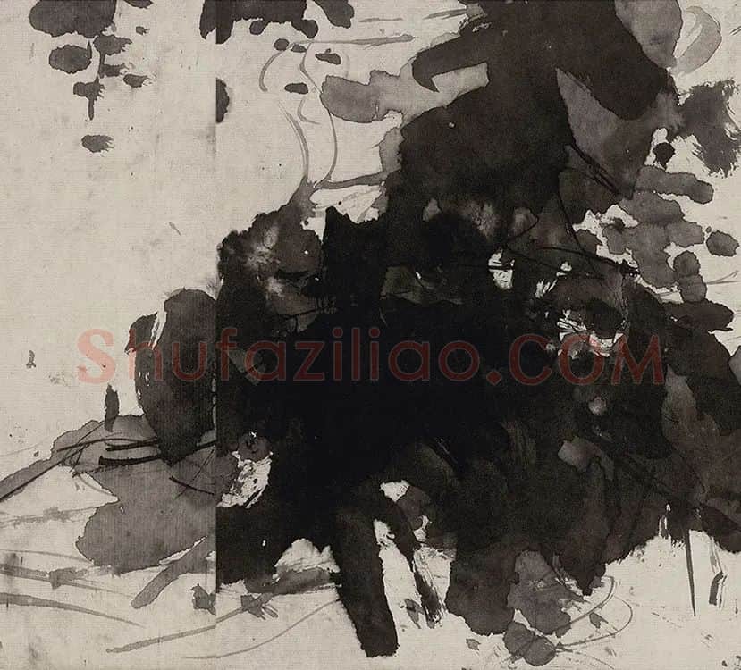 徐渭水墨花卉画《杂花图》_12