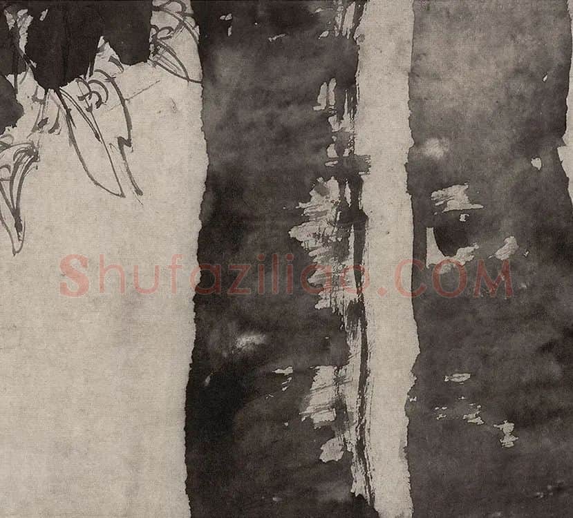 徐渭水墨花卉画《杂花图》_21
