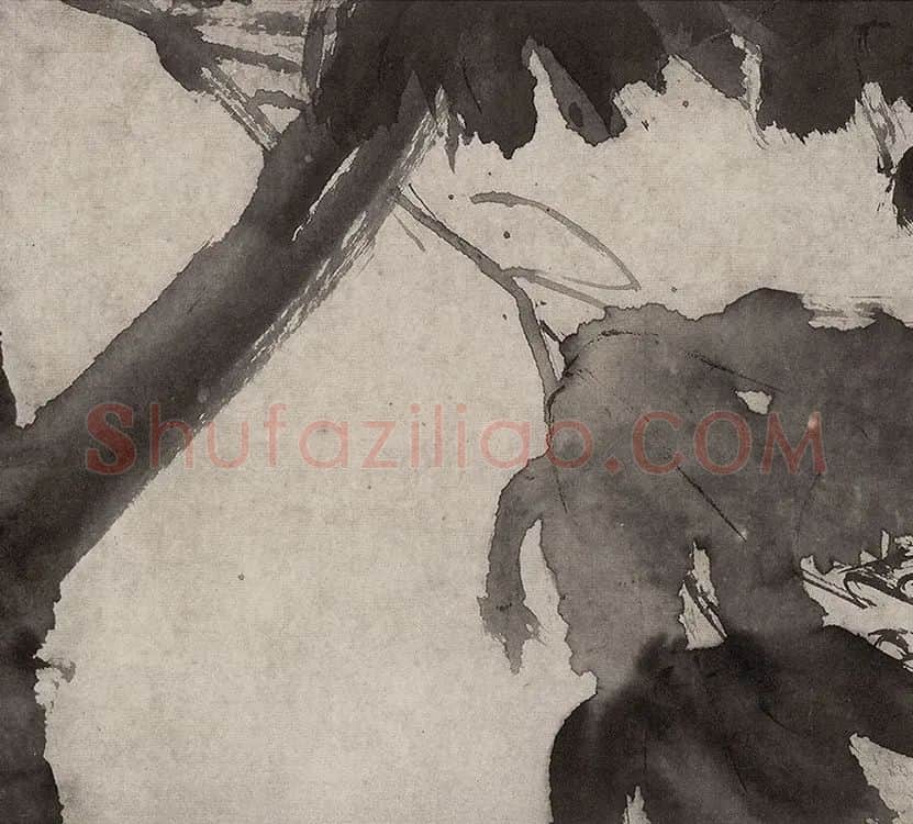 徐渭水墨花卉画《杂花图》_22