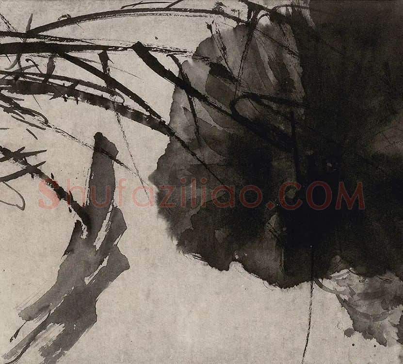 徐渭水墨花卉画《杂花图》_28