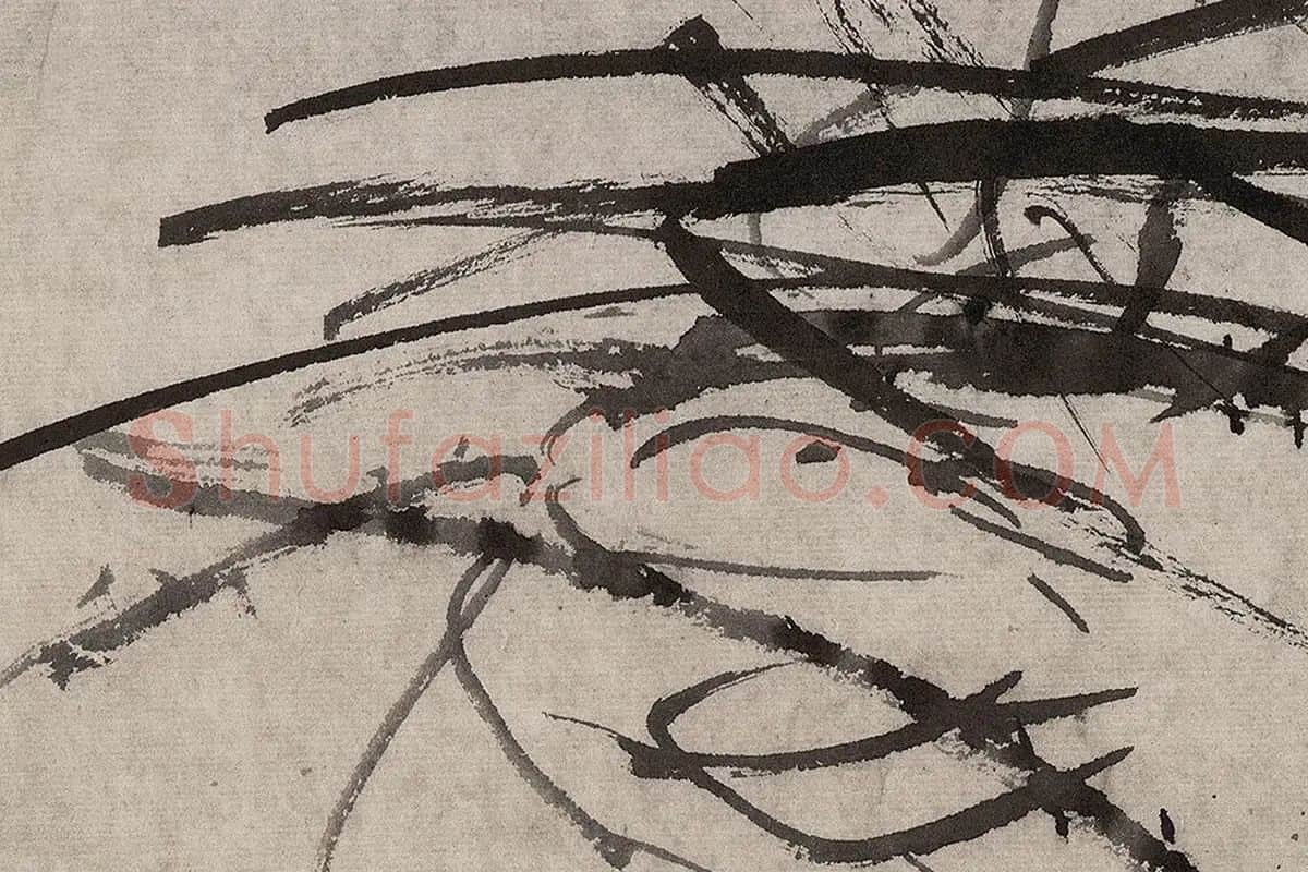 徐渭写意花卉画《杂花图卷》全卷高清大图局部细节 (4)