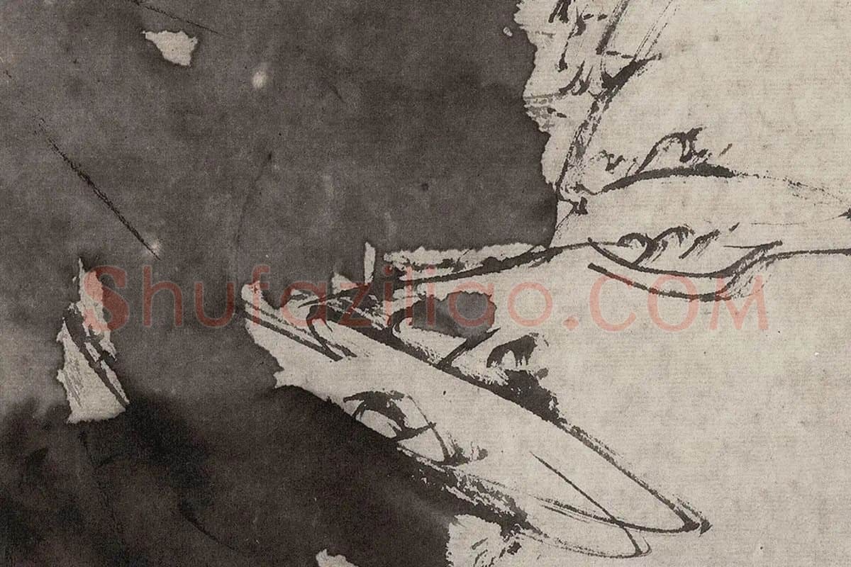 徐渭写意花卉画《杂花图卷》全卷高清大图局部细节 (6)
