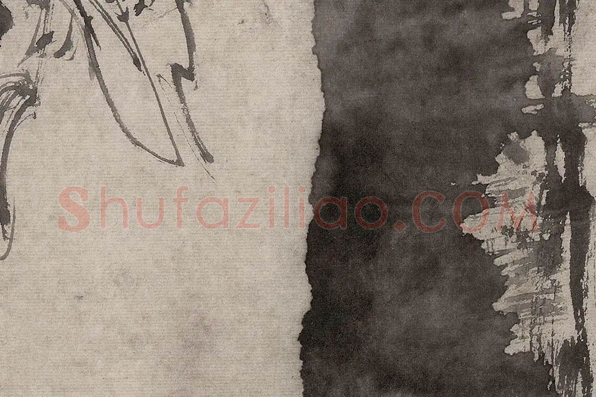 徐渭写意花卉画《杂花图卷》全卷高清大图局部细节 (7)