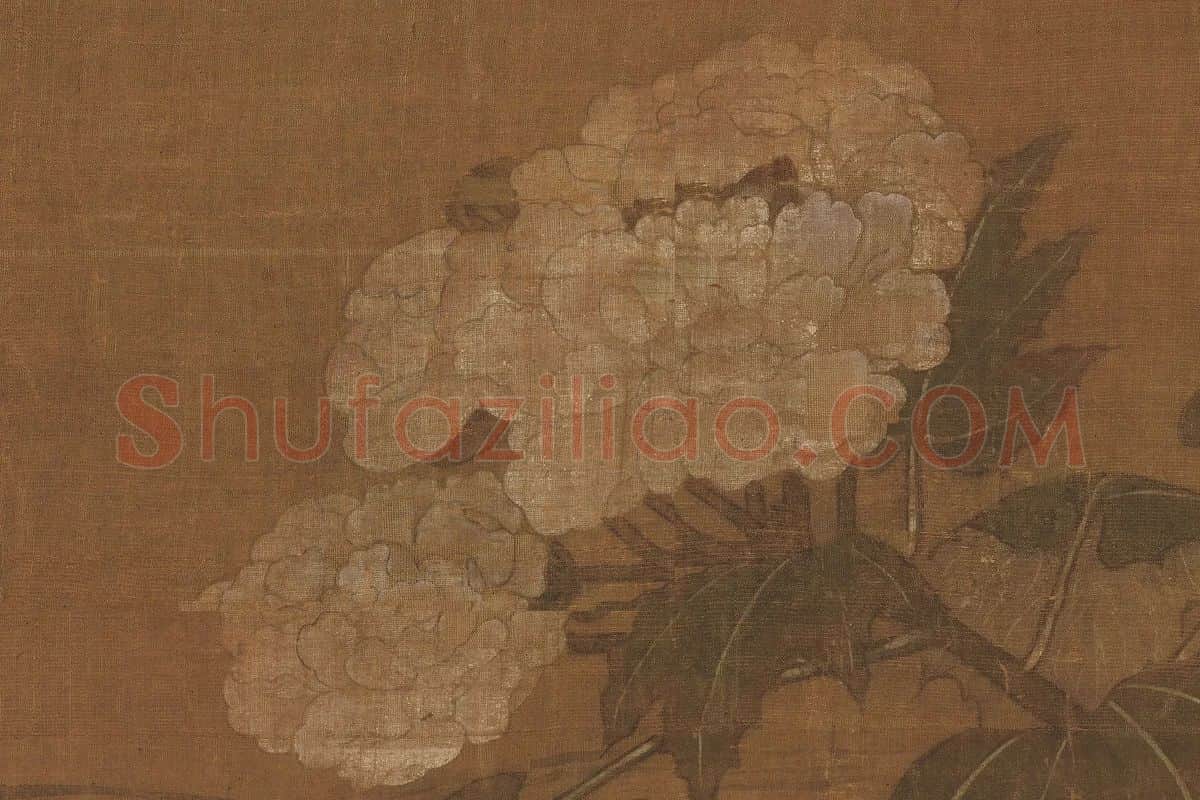 崔白(传)《秋浦蓉宾图》局部 (2)