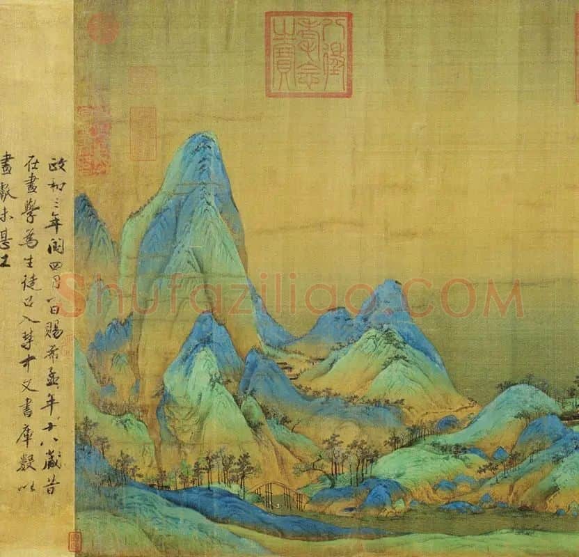 王希孟《千里江山图卷》全卷_02