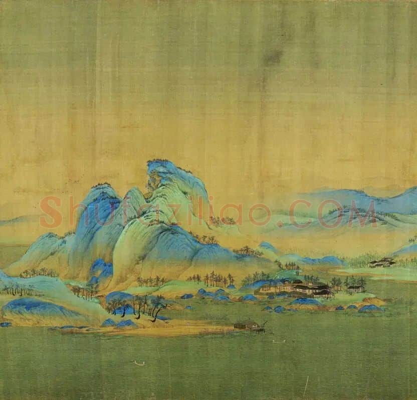 王希孟《千里江山图卷》全卷_06