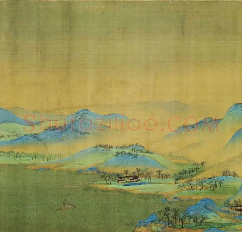 王希孟《千里江山图卷》全卷_07