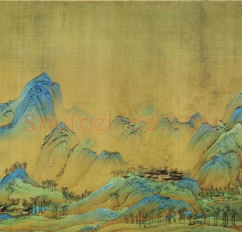 王希孟《千里江山图卷》全卷_08