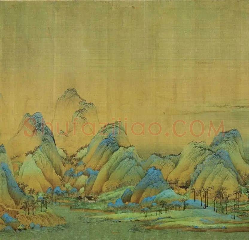 王希孟《千里江山图卷》全卷_11