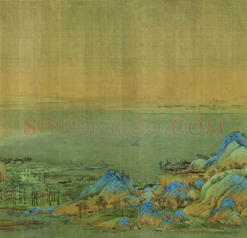 王希孟《千里江山图卷》全卷_12