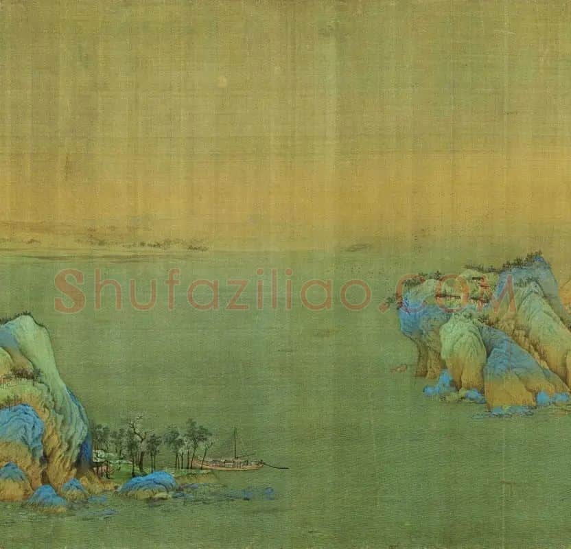 王希孟《千里江山图卷》全卷_13