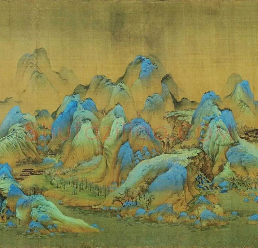 王希孟《千里江山图卷》全卷_19