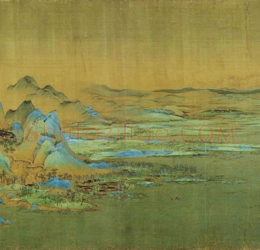 王希孟《千里江山图卷》全卷_20
