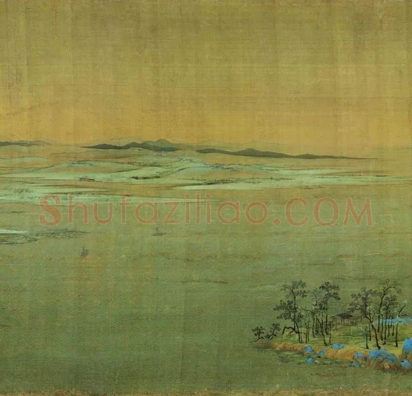 王希孟《千里江山图卷》全卷_21