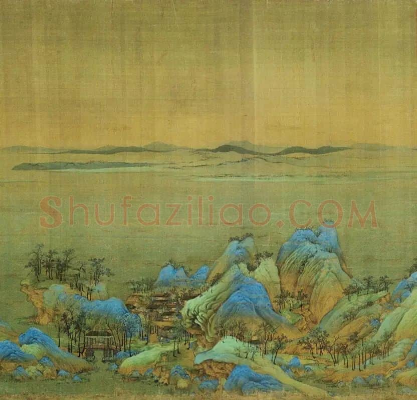 王希孟《千里江山图卷》全卷_22