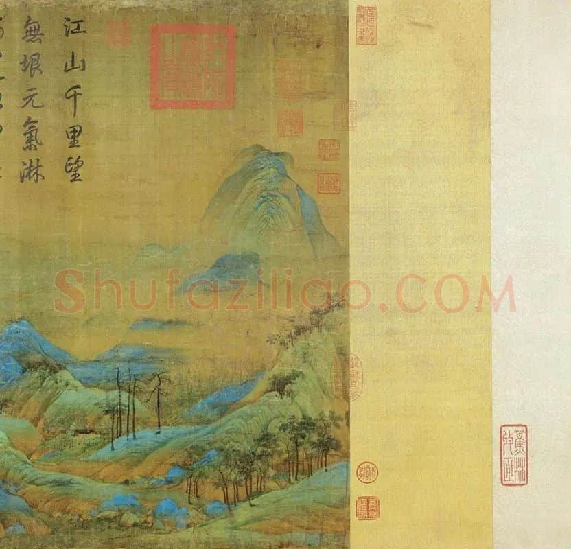 王希孟《千里江山图卷》全卷_24