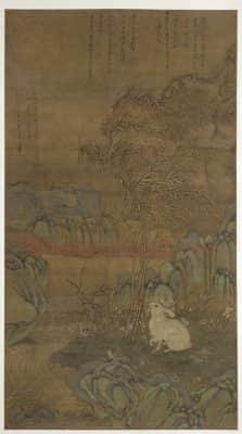 陶成蟾宫玉兔图轴 | 故宫绘画藏品