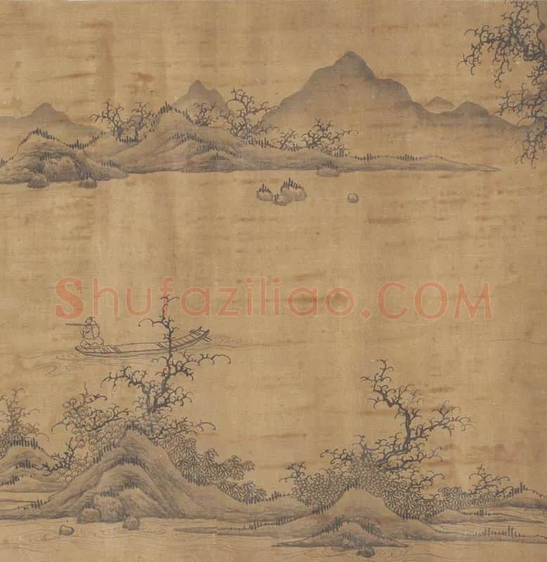 传宋郭熙山水画卷_02
