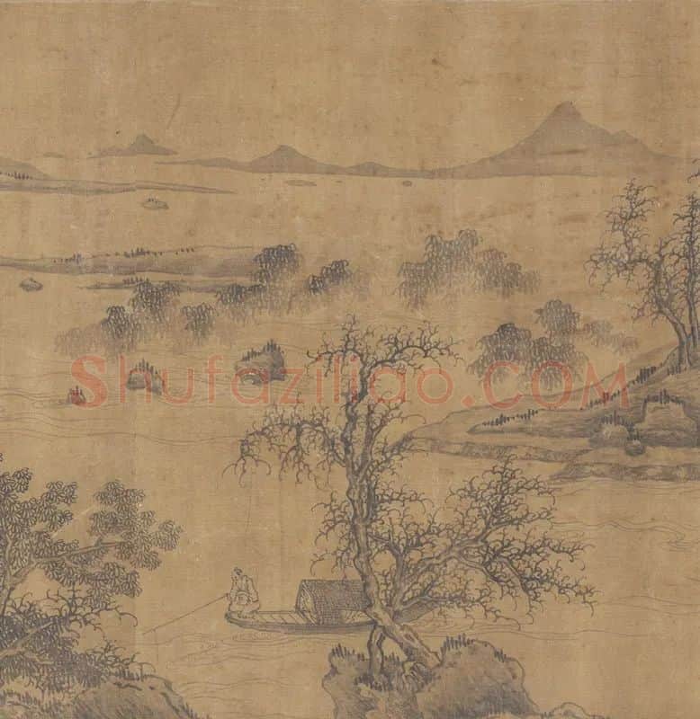 传宋郭熙山水画卷_05