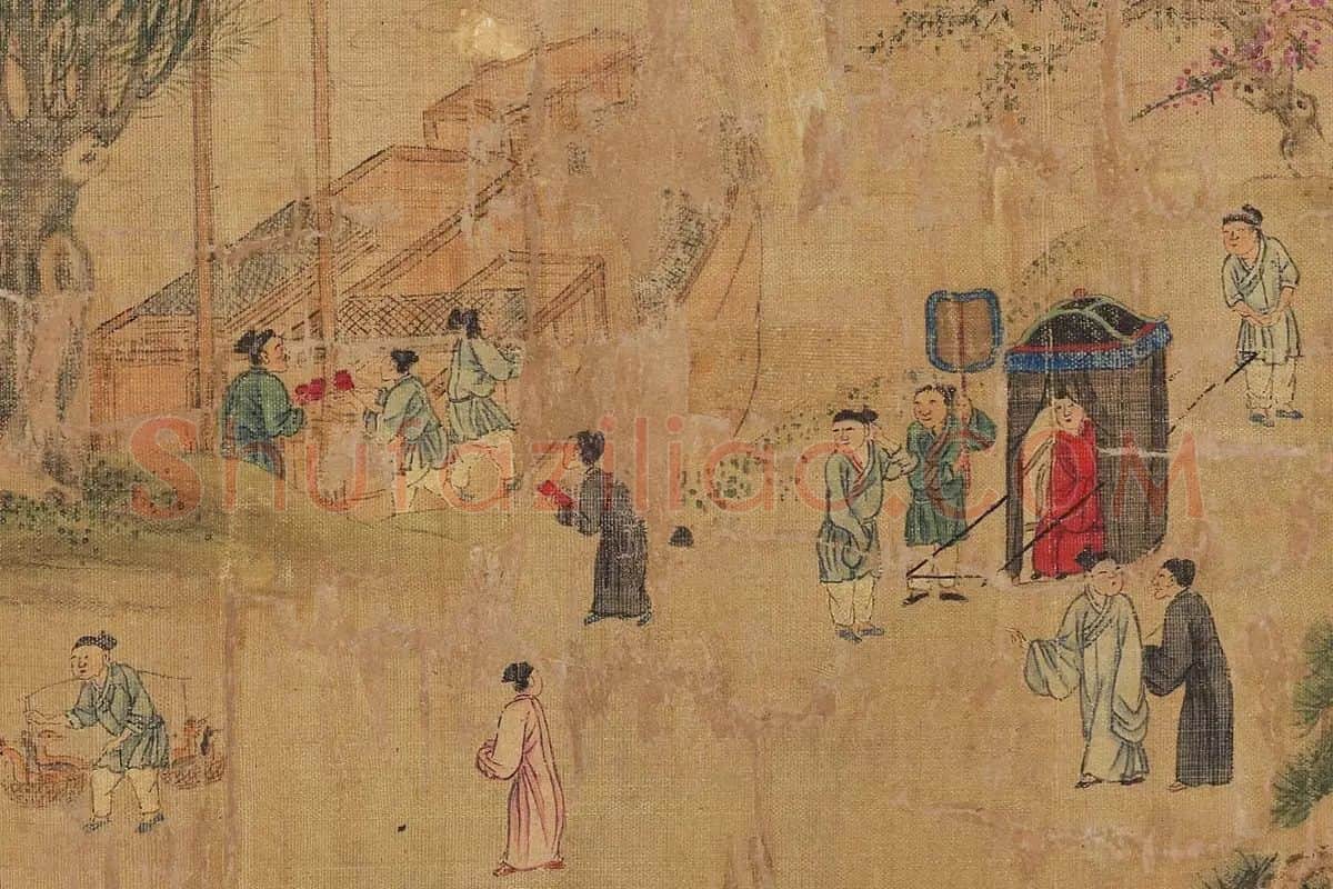清明上河图(韩国藏本)局部 (1)