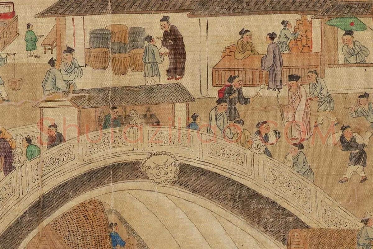 清明上河图(韩国藏本)局部 (2)