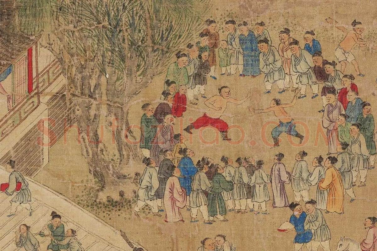 清明上河图(韩国藏本)局部 (4)