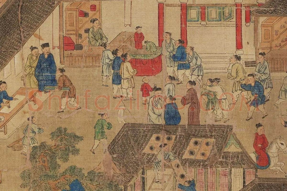 清明上河图(韩国藏本)局部 (5)