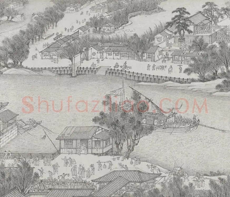 清代沈源清明上河图全卷_18