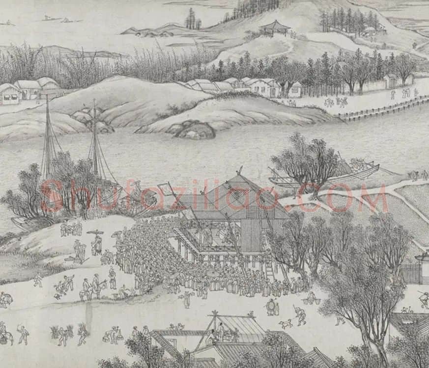 清代沈源清明上河图全卷_26