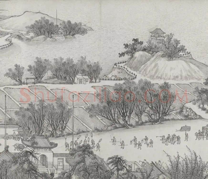 清代沈源清明上河图全卷_27
