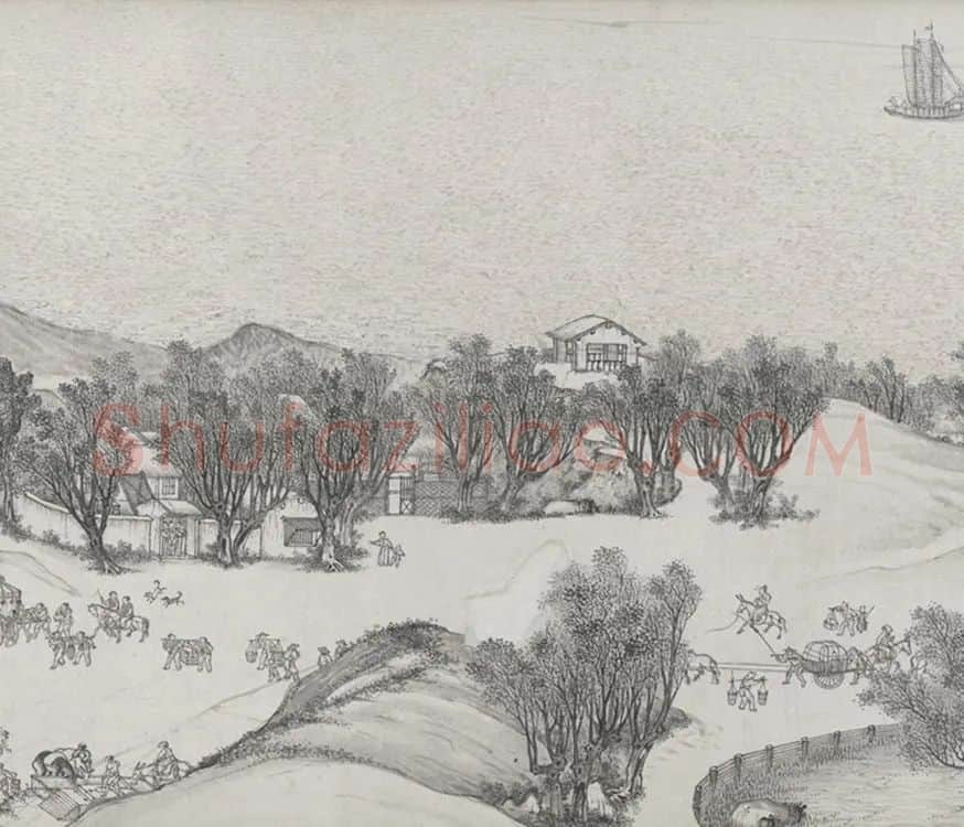 清代沈源清明上河图全卷_28