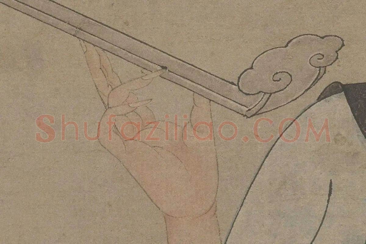 诸葛亮像高清大图局部细节 (3)