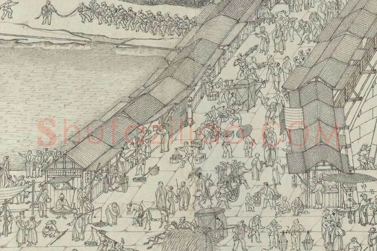 沈源清明上河图全卷局部 (1)