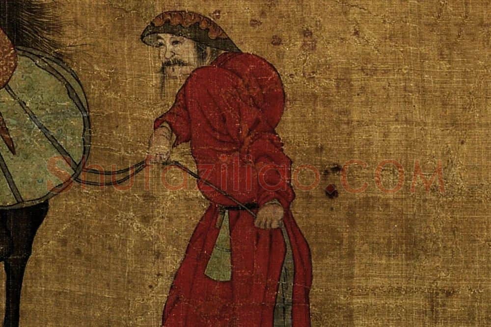 赵孟頫书画合璧《天马赋》局部 (2)