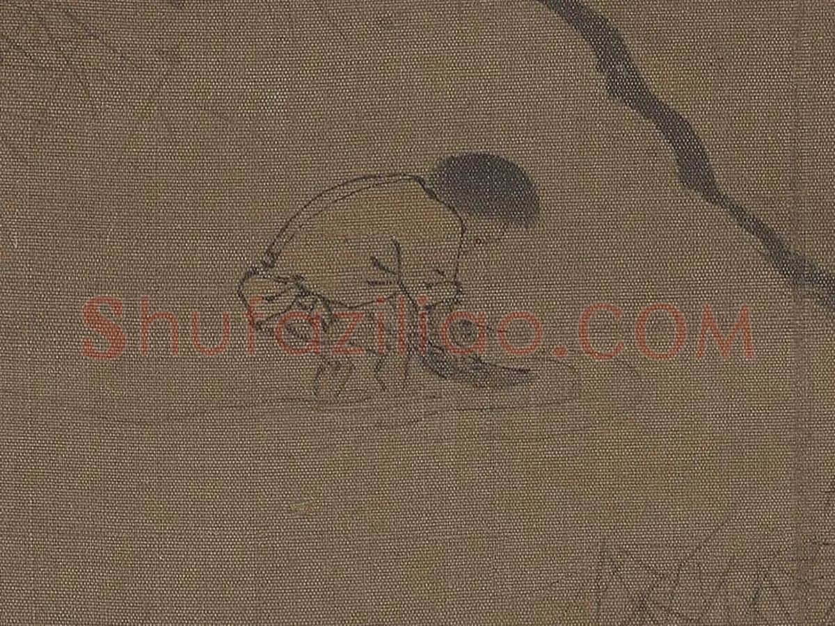 秋林放犊图局部 (1)
