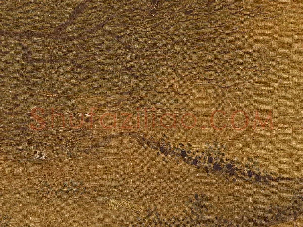 李唐《炙艾图》高清局部 (4)