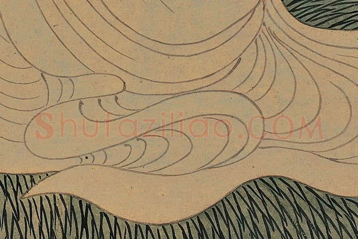 丁云鹏《释迦牟尼图》轴局部 (3)