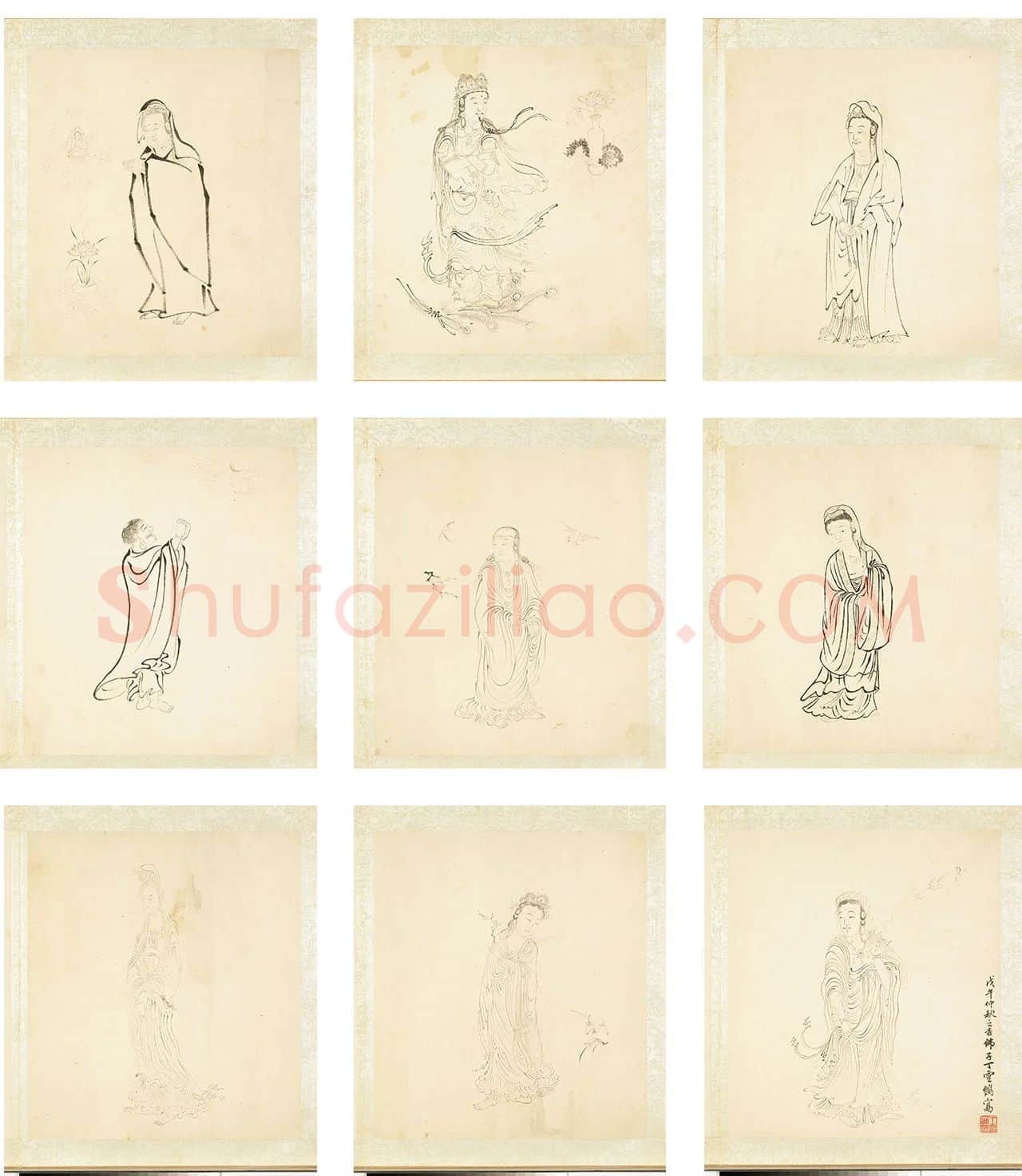 丁云鹏观音大士像_03