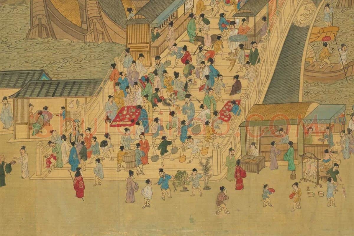 仇英(传)《清明上河图卷》局部 (2)